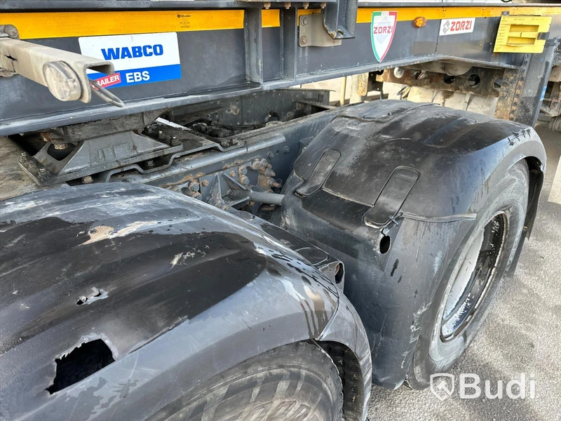 Lastbil DAF XF 510 SC 6x4 med Zorzi schakttrailer