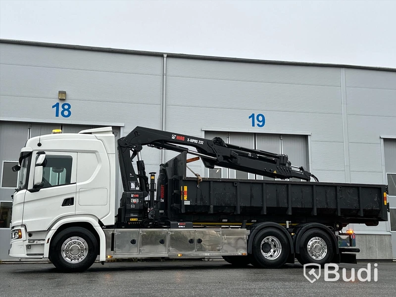 Kranväxlare Scania G500 6x2-4NB | 2021 |  42506km | Hiab 232 E-kran | Hiab växlare 21T