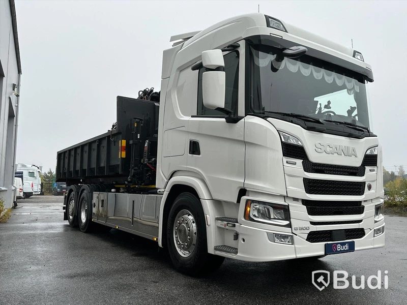 Kranväxlare Scania G500 6x2-4NB | 2021 |  42506km | Hiab 232 E-kran | Hiab växlare 21T