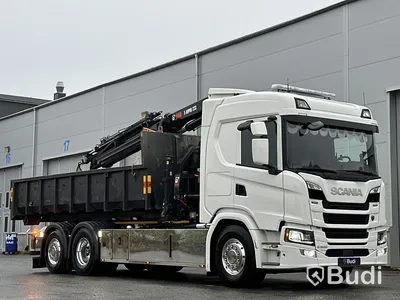 Kranväxlare Scania G500 6x2-4NB | 2021 |  42506km | Hiab 232 E-kran | Hiab växlare 21T