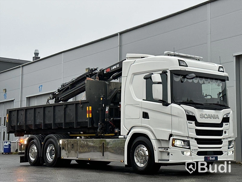 Kranväxlare Scania G500 6x2-4NB | 2021 |  42506km | Hiab 232 E-kran | Hiab växlare 21T