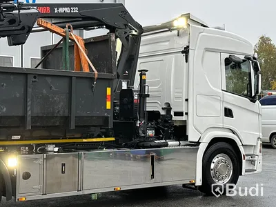 Kranväxlare Scania G500 6x2-4NB | 2021 |  42506km | Hiab 232 E-kran | Hiab växlare 21T