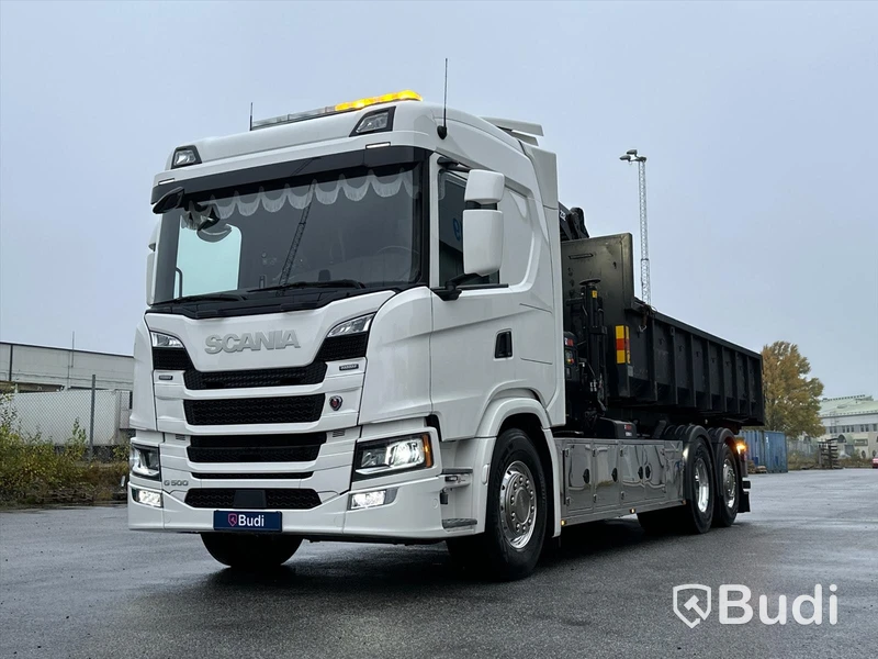 Kranväxlare Scania G500 6x2-4NB | 2021 |  42506km | Hiab 232 E-kran | Hiab växlare 21T