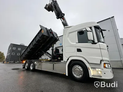 Kranväxlare Scania G500 6x2-4NB | 2021 |  42506km | Hiab 232 E-kran | Hiab växlare 21T