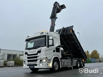 Kranväxlare Scania G500 6x2-4NB | 2021 |  42506km | Hiab 232 E-kran | Hiab växlare 21T