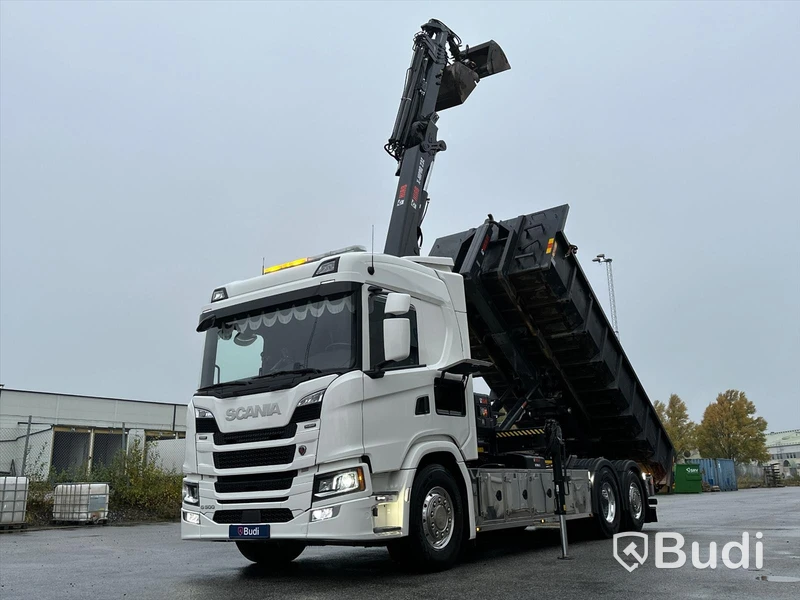Kranväxlare Scania G500 6x2-4NB | 2021 |  42506km | Hiab 232 E-kran | Hiab växlare 21T