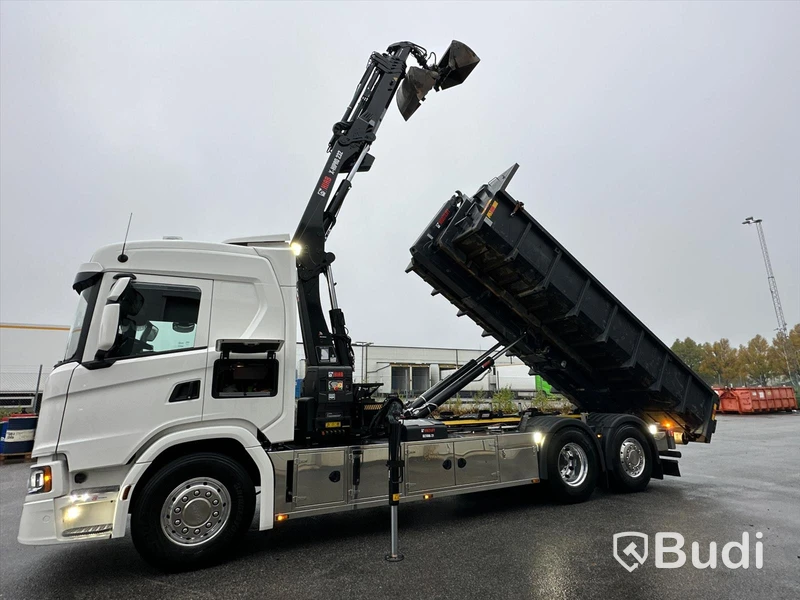 Kranväxlare Scania G500 6x2-4NB | 2021 |  42506km | Hiab 232 E-kran | Hiab växlare 21T