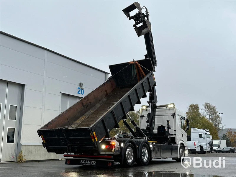 Kranväxlare Scania G500 6x2-4NB | 2021 |  42506km | Hiab 232 E-kran | Hiab växlare 21T