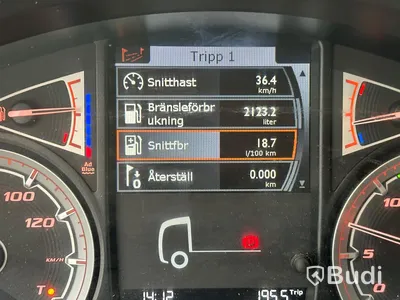 Kranbil DAF FA LF180H 4x2 med Palfingerkran PK 7.501