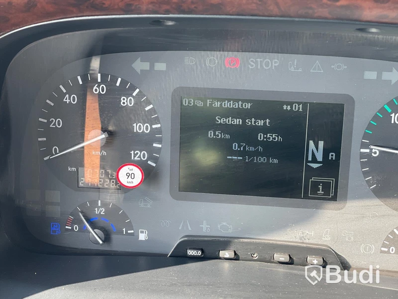 Lastbil Mercedes-Benz 2536 L Kranväxlare