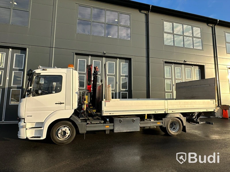 Lastbil Mercedes-Benz Atego 916 4x2 8.000 mil Brädgårdsbil | Fassikran