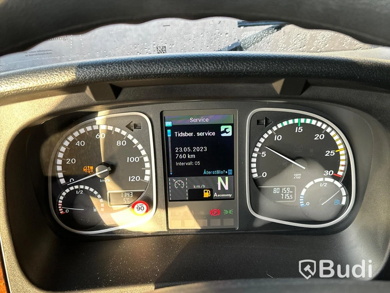 Lastbil Mercedes-Benz Atego 916 4x2 8.000 mil Brädgårdsbil | Fassikran