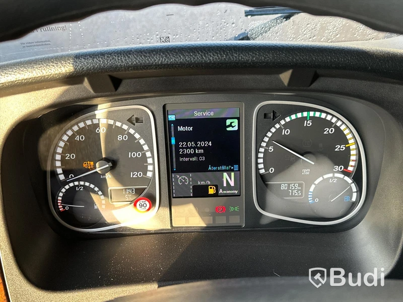 Lastbil Mercedes-Benz Atego 916 4x2 8.000 mil Brädgårdsbil | Fassikran