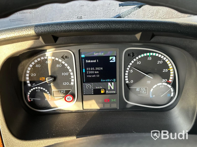 Lastbil Mercedes-Benz Atego 916 4x2 8.000 mil Brädgårdsbil | Fassikran