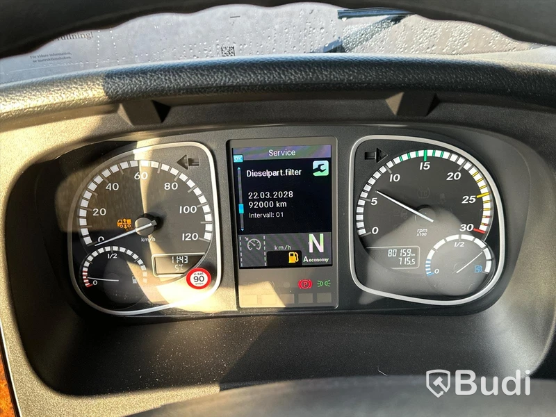 Lastbil Mercedes-Benz Atego 916 4x2 8.000 mil Brädgårdsbil | Fassikran