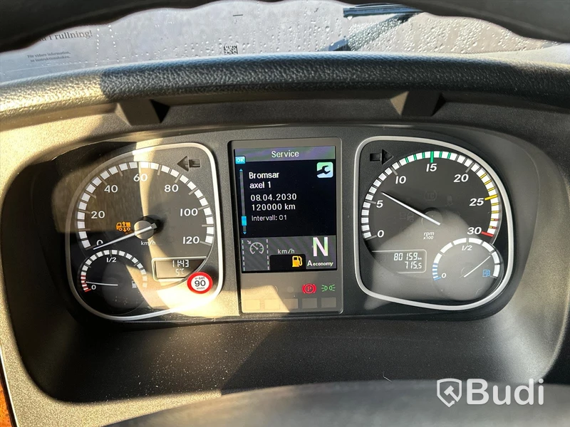 Lastbil Mercedes-Benz Atego 916 4x2 8.000 mil Brädgårdsbil | Fassikran