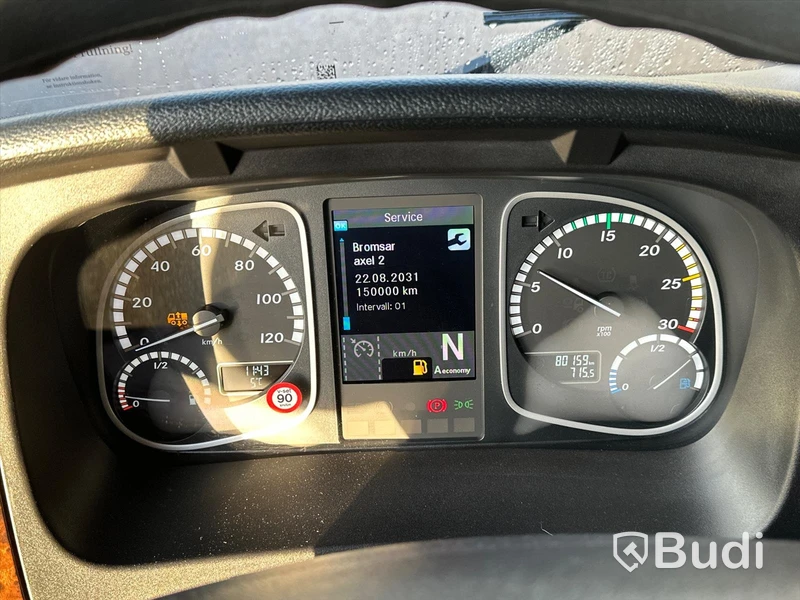Lastbil Mercedes-Benz Atego 916 4x2 8.000 mil Brädgårdsbil | Fassikran