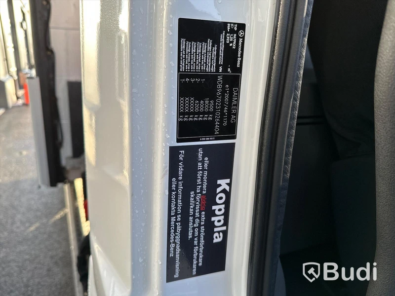Lastbil Mercedes-Benz Atego 916 4x2 8.000 mil Brädgårdsbil | Fassikran