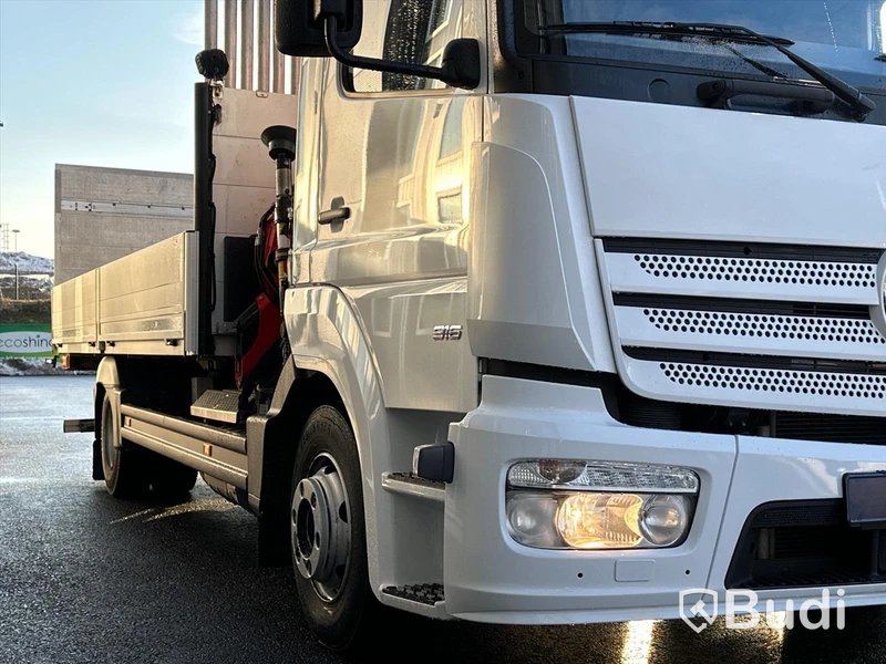 Lastbil Mercedes-Benz Atego 916 4x2 8.000 mil Brädgårdsbil | Fassikran