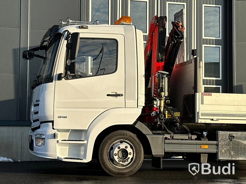 Lastbil Mercedes-Benz Atego 916 4x2 8.000 mil Brädgårdsbil | Fassikran