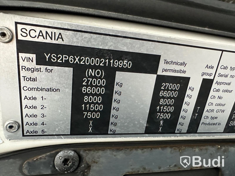 Lastbil Scania P410 6x2-4 HNB | 2016 | Kyl & Frysbil Carrier -