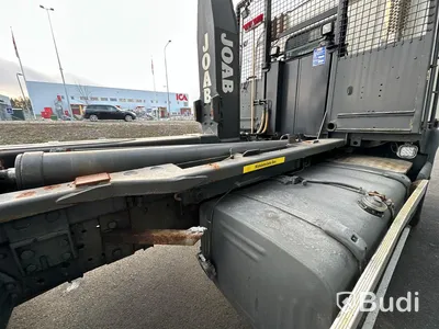 Lastväxlare Scania P124 420 6x2 JOAB växlare med analog färdskrivare | VBG-drag | Nybes