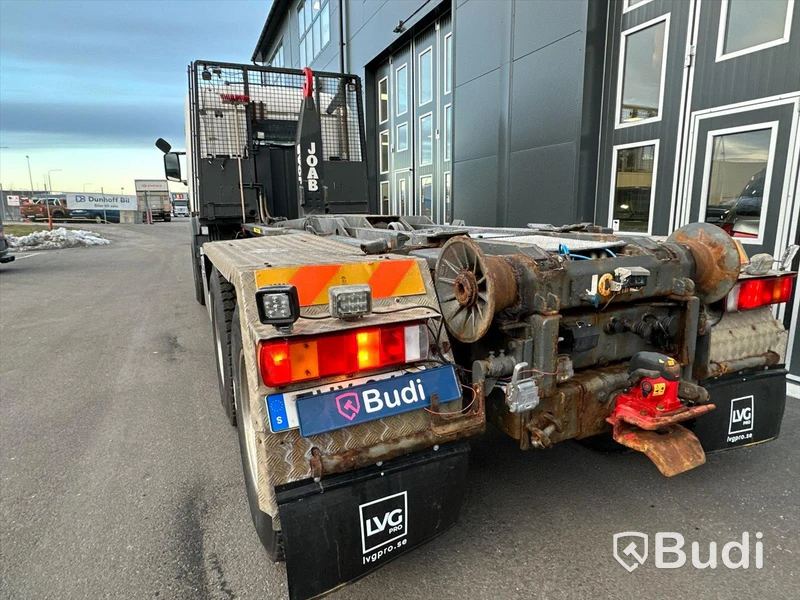 Lastväxlare Scania P124 420 6x2 JOAB växlare med analog färdskrivare | VBG-drag | Nybes