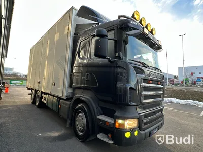 Lastbil Scania R500 6x2 | 2009 | SKAB skåp med öppningsbarsida x2 - export