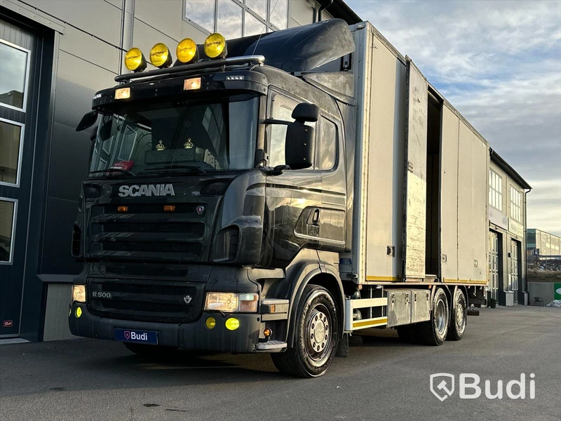 Lastbil Scania R500 6x2 | 2009 | SKAB skåp med öppningsbarsida x2 - export