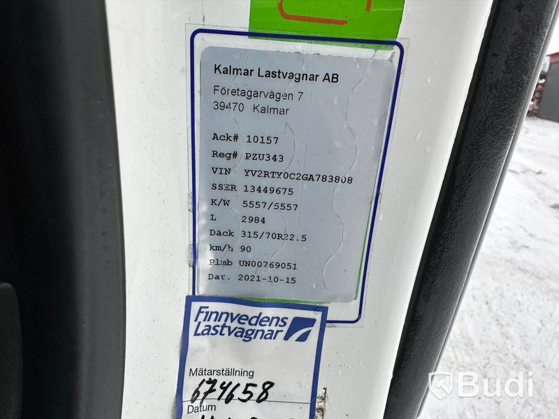 Lastbil Volvo FH460 6x2 | Ekeri | Öppningsbar sida | ADR