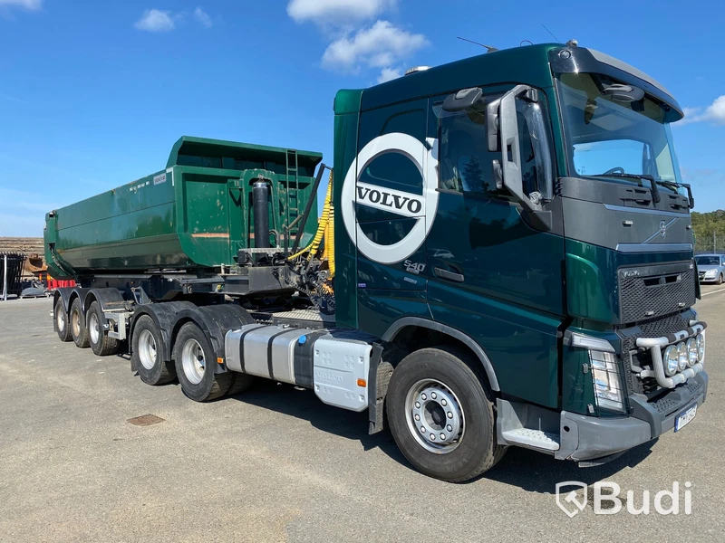 Lastbil Volvo FH12 540 6x4 med Sörling Dumper
