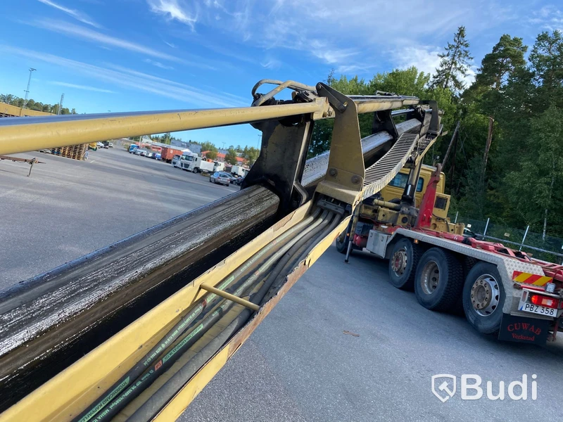 Lastbil Volvo FM380 8x2 kran och lastväxlare Palfinger