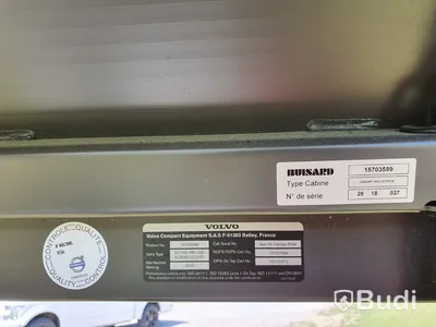 Minigrävare Volvo EC18D -2018, 90h med skopor samt Indespension LTD släp
