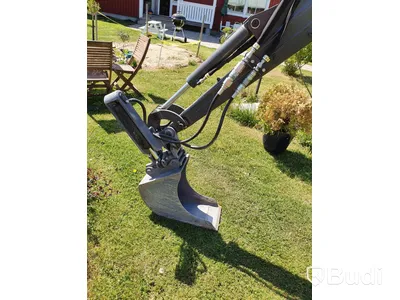 Minigrävare Volvo EC18D -2018, 90h med skopor samt Indespension LTD släp