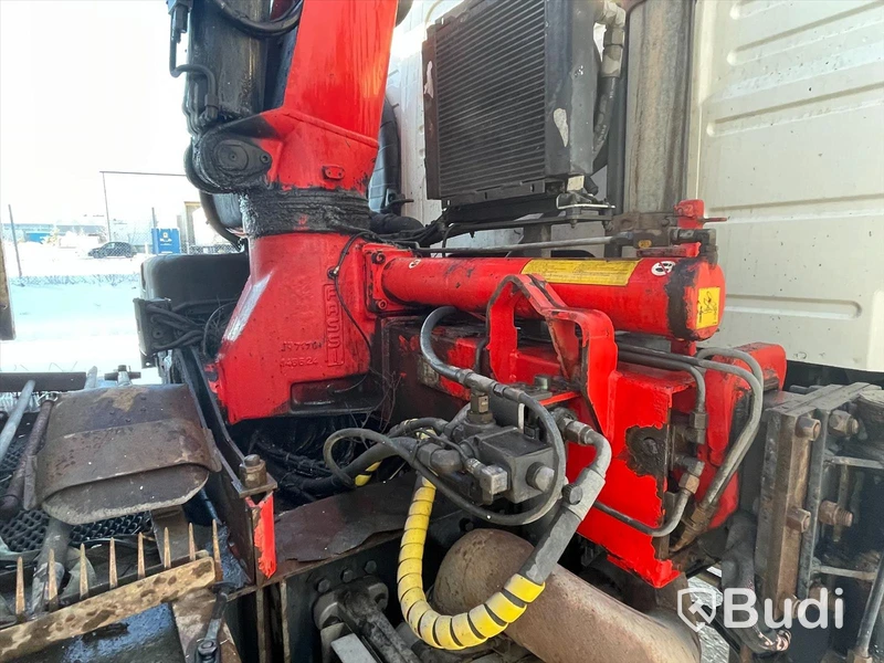Lastbil Volvo FM-400 Fassi F235XP Plogförberedd