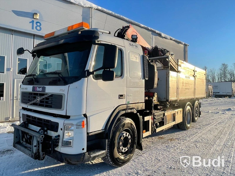 Lastbil Volvo FM-400 Fassi F235XP Plogförberedd