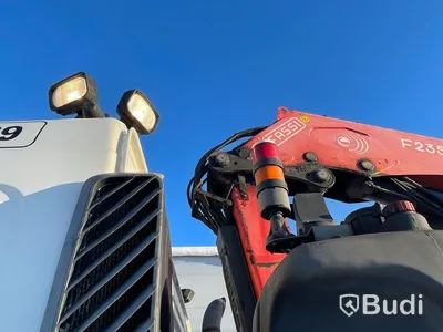 Lastbil Volvo FM-400 Fassi F235XP Plogförberedd