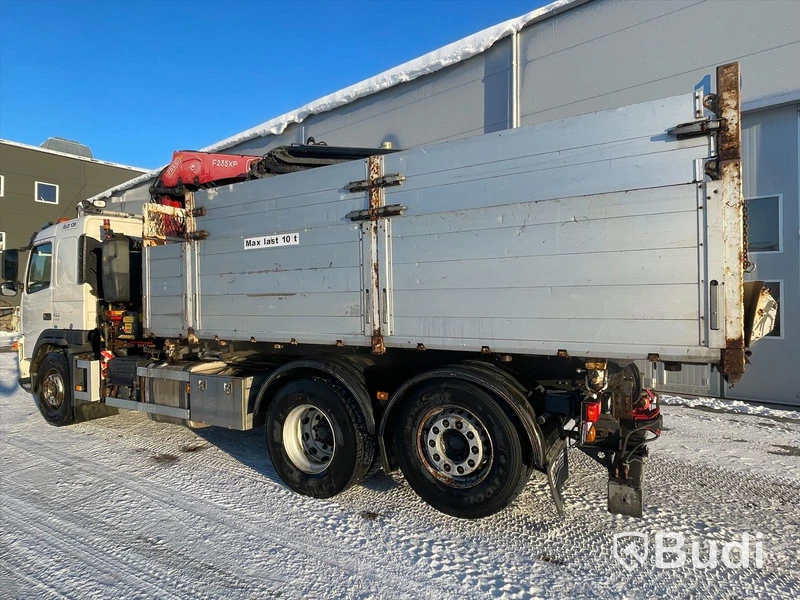 Lastbil Volvo FM-400 Fassi F235XP Plogförberedd