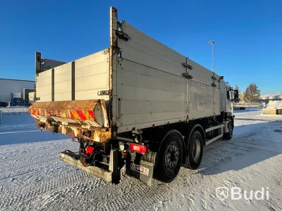 Lastbil Volvo FM-400 Fassi F235XP Plogförberedd