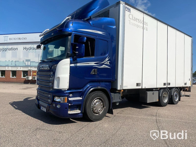 Lastbil Scania R580 Skåp med öppningsbarsida | 2014