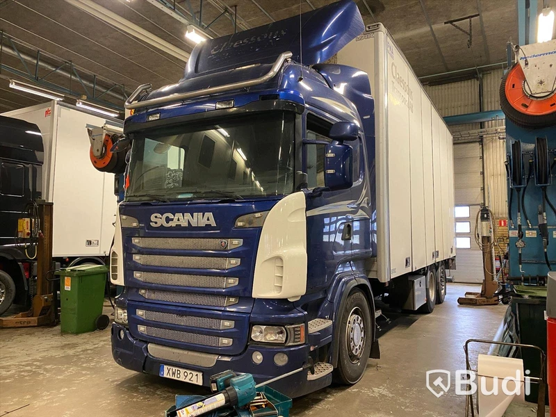 Lastbil Scania R580 Skåp med öppningsbarsida | 2014