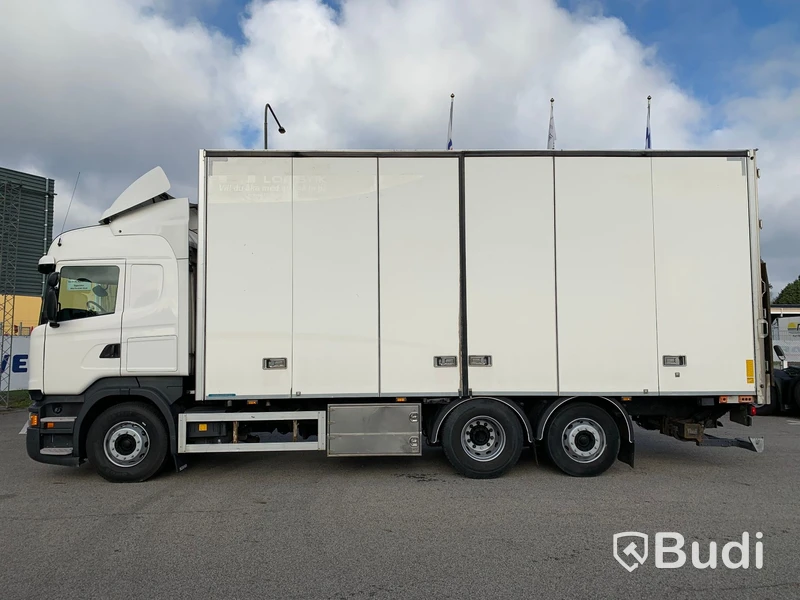 Lastbil Scania 520 V8 fjärrskåp SKAB