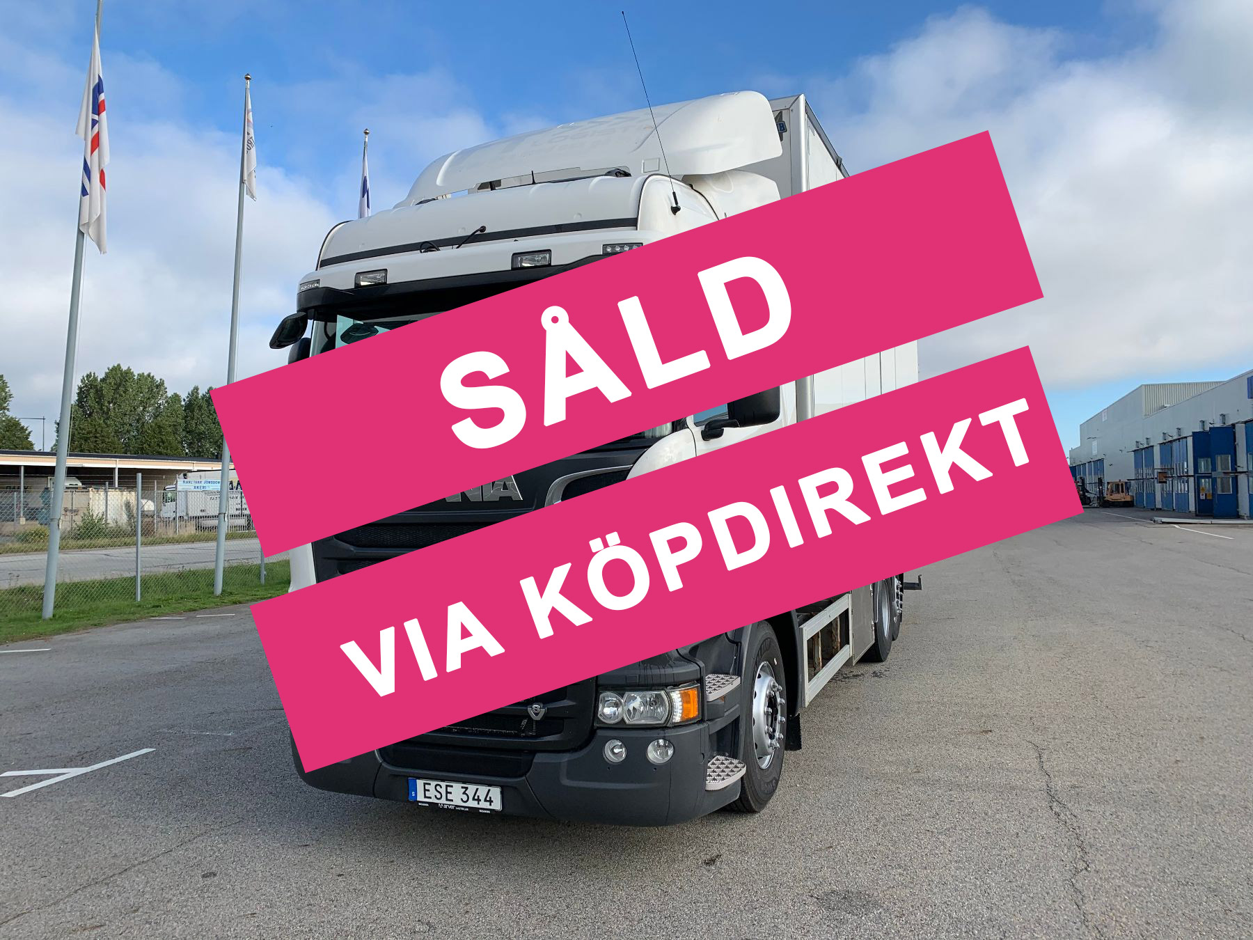 Lastbil Scania 520 V8 fjärrskåp SKAB