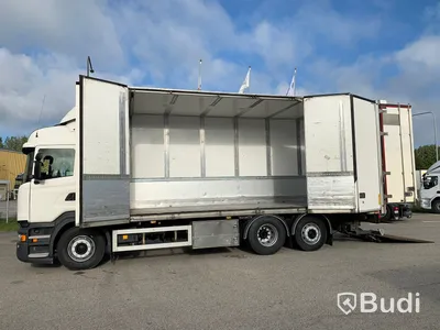 Lastbil Scania 520 V8 fjärrskåp SKAB