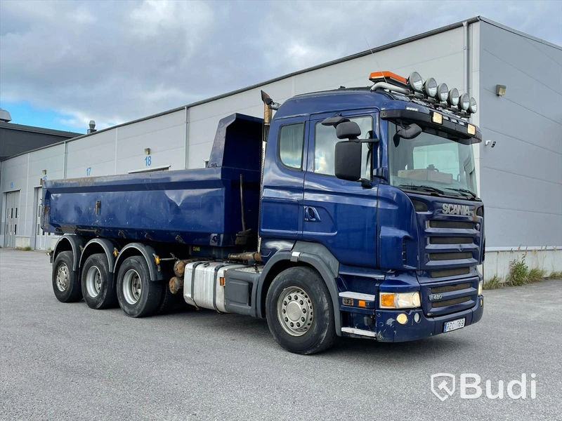 Lastbil Scania R480 | Dumper Sörling Ilsbo| Tridem