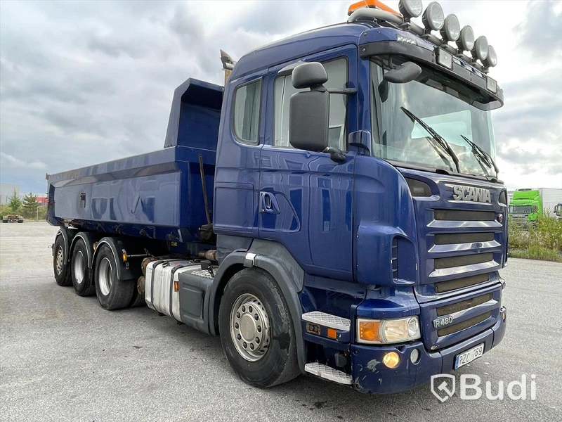 Lastbil Scania R480 | Dumper Sörling Ilsbo| Tridem