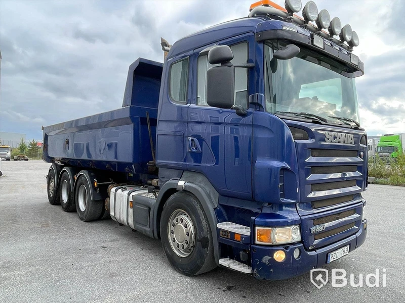 Lastbil Scania R480 | Dumper Sörling Ilsbo| Tridem