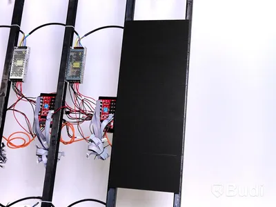 Stor LED-skärm med kontrollenhet