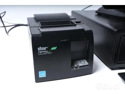 Kassasystem med kassalåda, kvittoskrivare, betalterminal, scanner m.m.