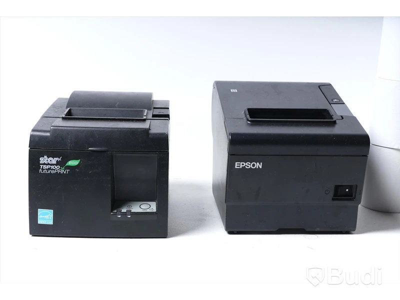 2 st Kvittoskrivare - Epson M338A & Star TSP100 - OBS! saknar strömkabel